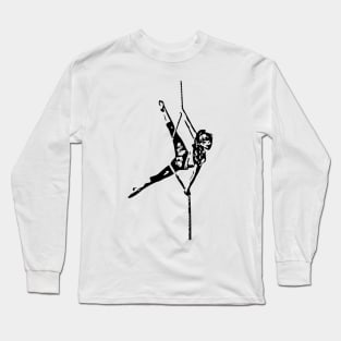 Aerialist Performer Circus Rope Long Sleeve T-Shirt